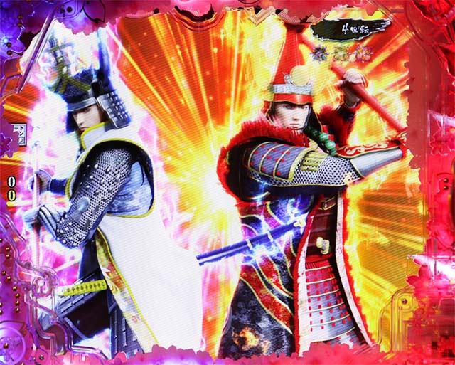 ぱちんこ・真花の慶次3・連続予告