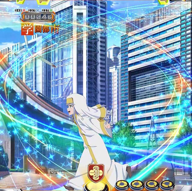 ぱちんこ・とある科学の超電磁砲（レールガン）・背景系＆ゾーン予告