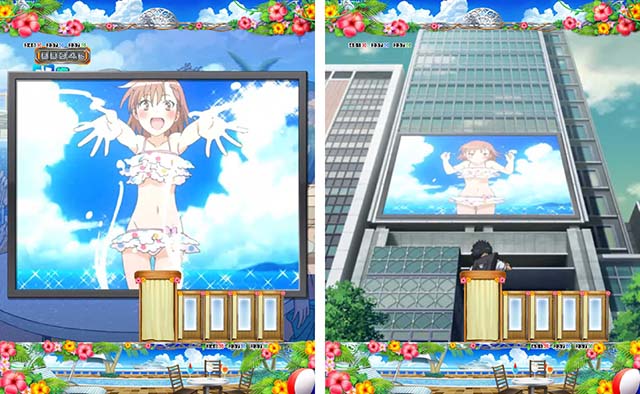 ぱちんこ・とある科学の超電磁砲（レールガン）・水着モデルステージ専用予告