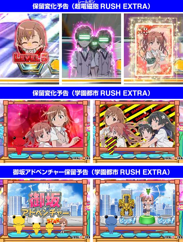 ぱちんこ・とある科学の超電磁砲（レールガン）・共通予告