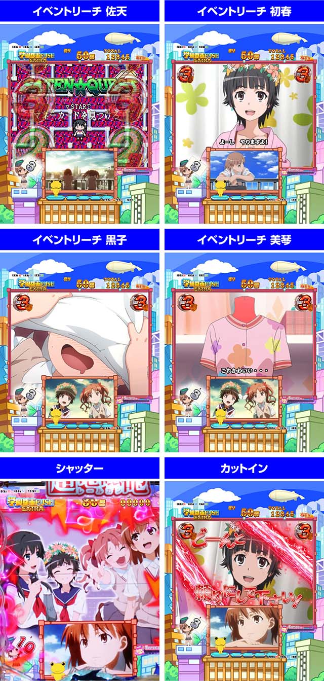 ぱちんこ・とある科学の超電磁砲（レールガン）・学園都市RUSH EXTRA中