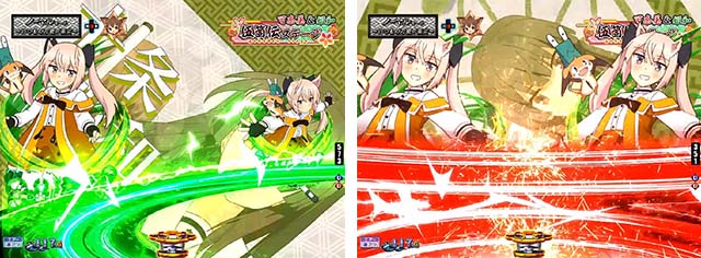 ぱちんこ・刀使ノ巫女・リーチ後予告