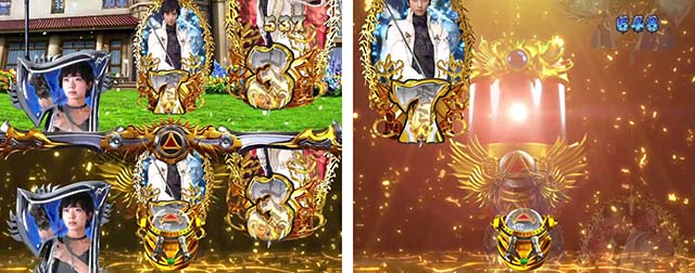 ぱちんこ牙狼月虹ノ旅人・リーチ前予告