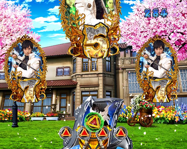 ぱちんこ牙狼月虹ノ旅人・リーチ後予告