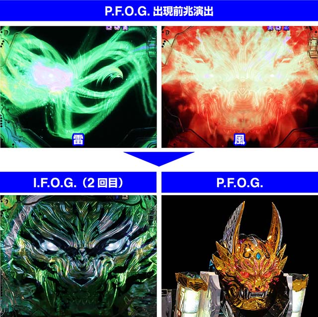 ぱちんこ牙狼月虹ノ旅人・リーチ後予告