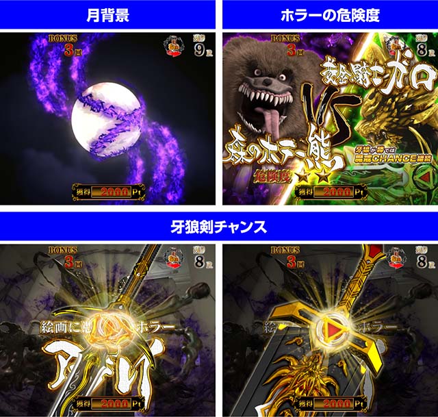 ぱちんこ牙狼月虹ノ旅人・鋼牙魔戒CHANCE中（BATTLE BONUS）