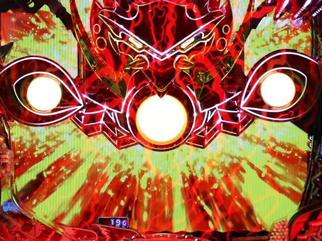 ぱちんこハイスクールDD真紅・リーチ後予告