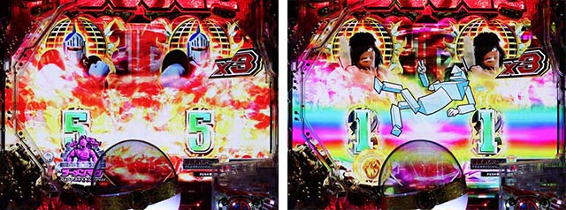 ぱちんこキン肉マン3・リーチ後予告