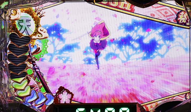 ぱちんこ戦国コレクション（戦コレ）・リーチ前予告