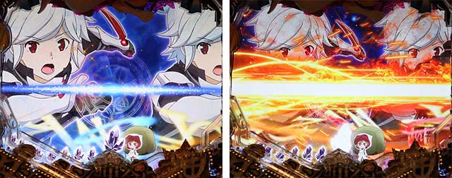 ダンジョンに出会いを求めるのは間違っているだろうか(ぱちんこダンまち)・リーチ後予告