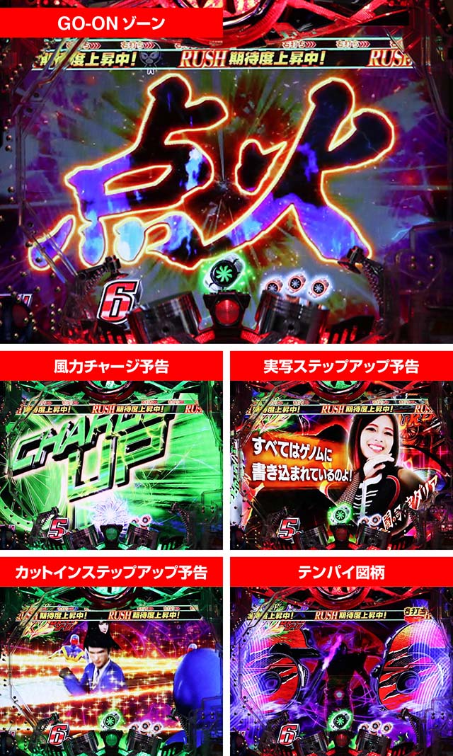 仮面ライダー闇のライダー・闇ライダー接近モード中・主要演出