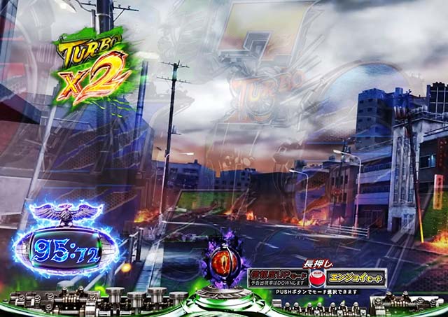 仮面ライダー闇のライダー・リーチ前予告・超加速ATTACK・信頼度