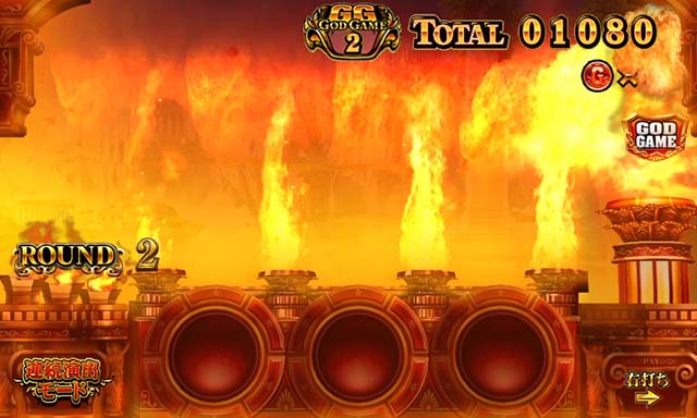 ぱちんこ・ミリオンゴッド-一撃-・GG権利獲得後の流れ