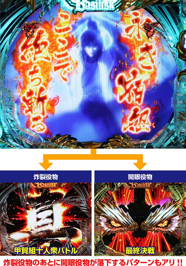 ぱちんこ・真バジリスク～甲賀忍法帖～・天命演出