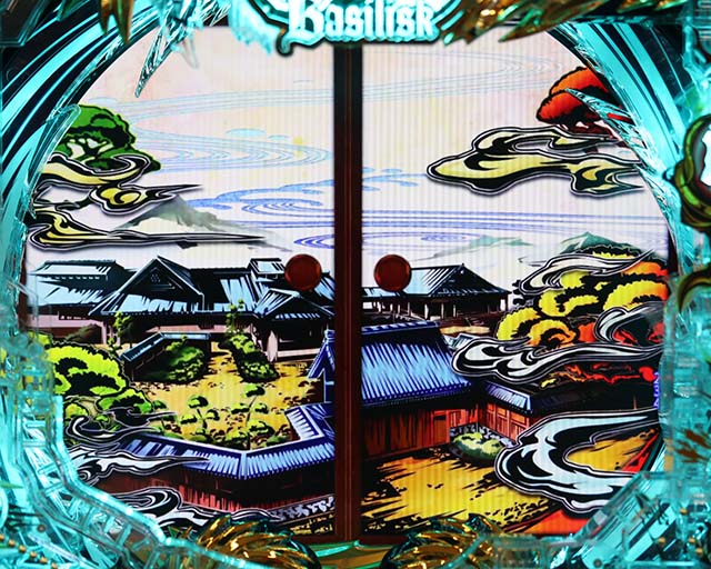 ぱちんこ・真バジリスク～甲賀忍法帖～・リーチ前予告