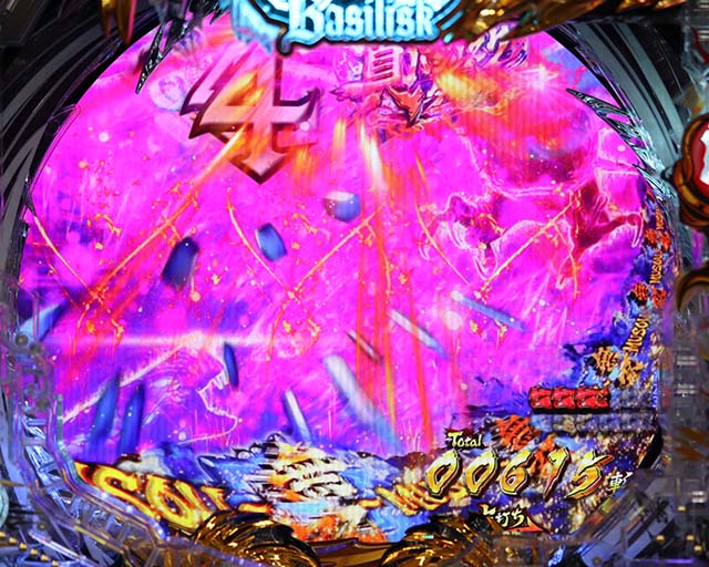 ぱちんこ・真バジリスク～甲賀忍法帖～・真バジリスクタイム（甲賀モード）中・主要演出