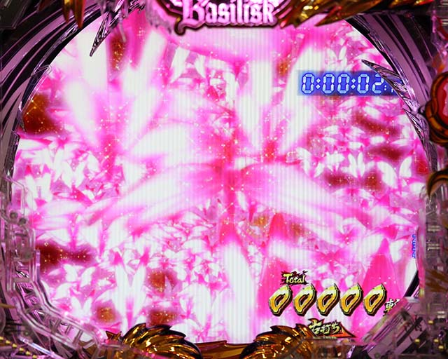 ぱちんこ・真バジリスク～甲賀忍法帖～・真バジリスクタイム（女忍モード）中・主要演出