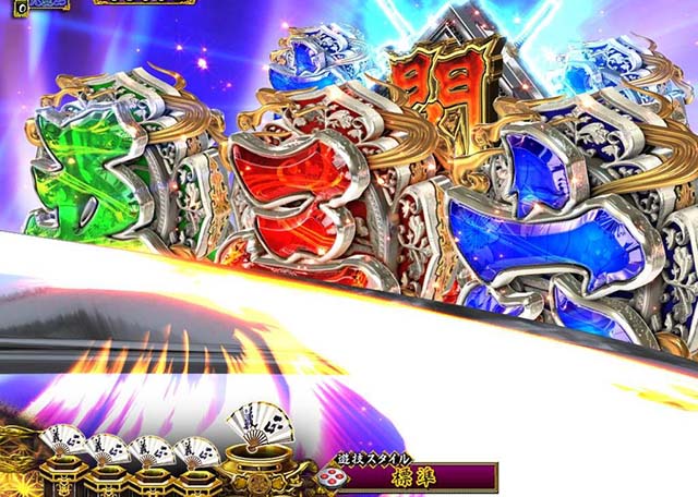 真暴れん坊将軍双撃ぱちんこ・リーチ前予告