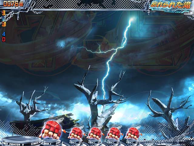 ぱちんこストリートファイターV（スト5）・背景系＆ゾーン予告