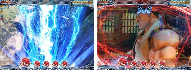 ぱちんこストリートファイターV（スト5）・連続予告