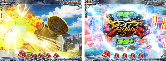 ぱちんこストリートファイターV（スト5）・キャラアクション系予告