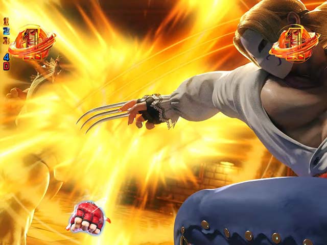 ぱちんこストリートファイターV（スト5）・四天王リーチ