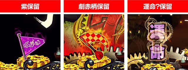 ぱちんこ・からくりサーカス・保留変化予告