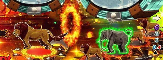 ぱちんこ・からくりサーカス・RUSH共通演出(先読み)