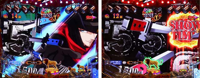 ぱちんこ・からくりサーカス・RUSH共通演出(先読み)