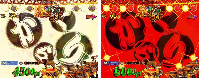 ぱちんこ・からくりサーカス・RUSH共通演出(リーチ前)