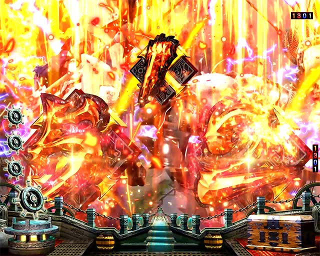 ぱちんこモンスターハンターダブルクロス(モンハン)・リーチ前予告