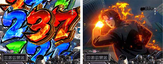 ぱちんこ・サラリーマン金太郎（サラ金）・リーチ前予告（その他）