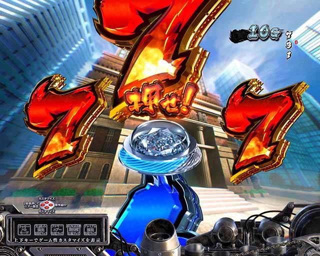 ぱちんこ・サラリーマン金太郎（サラ金）・リーチ後予告