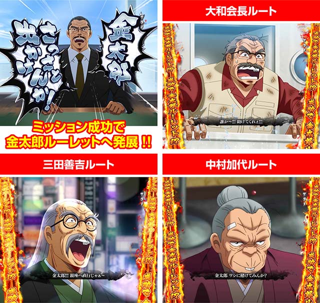 ぱちんこ・サラリーマン金太郎（サラ金）・緊急指令ミッション