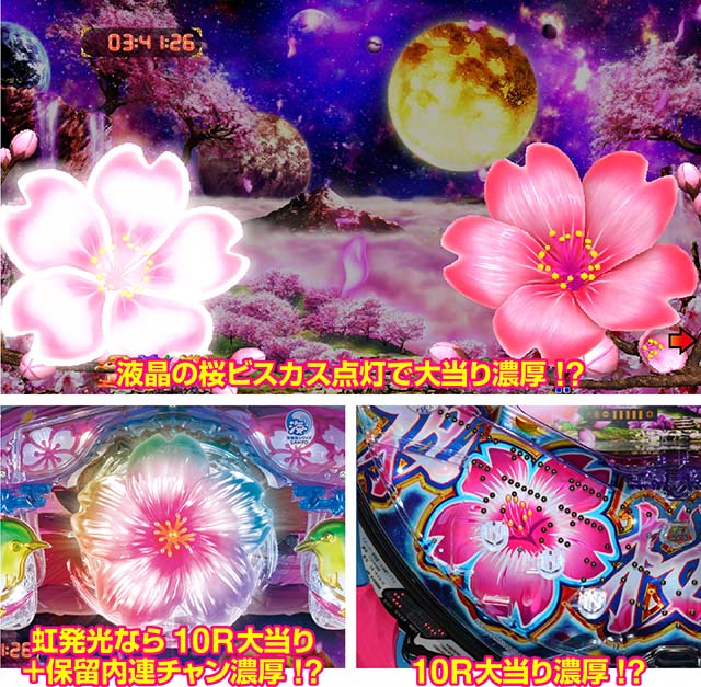 スーパー海物語IN沖縄5（沖海5）・桜ビスカスゾーン