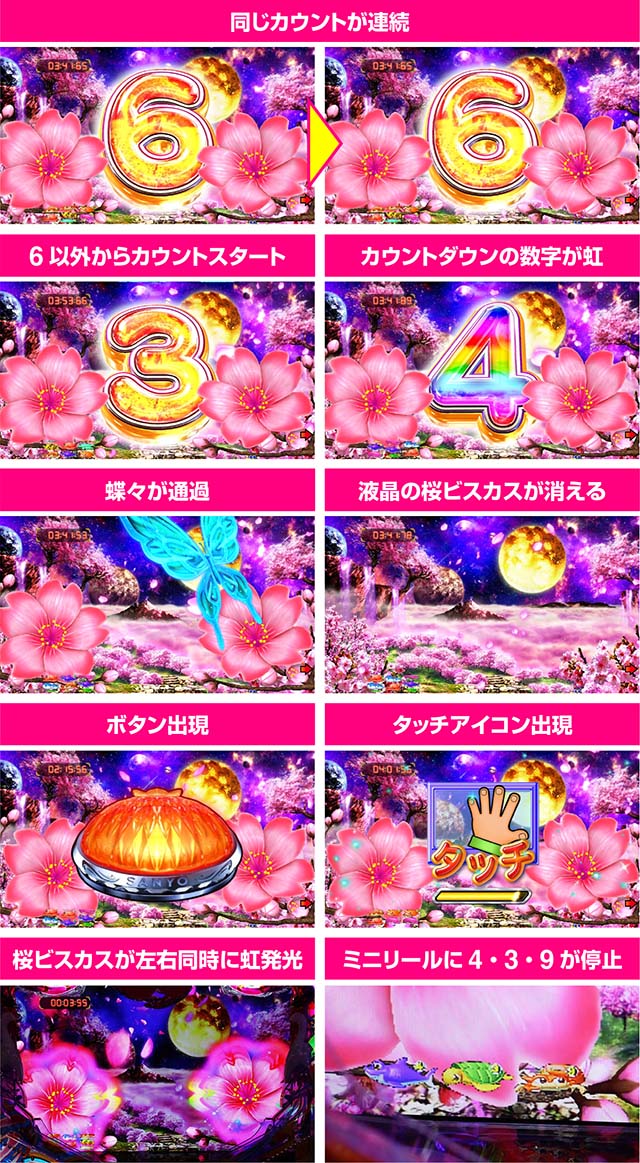 スーパー海物語IN沖縄5（沖海5）・桜ビスカスゾーン