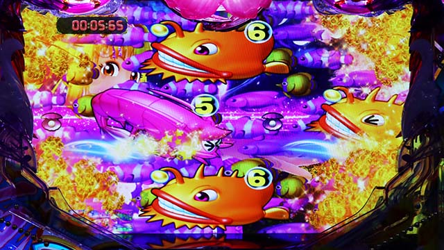 スーパー海物語IN沖縄5（沖海5）・夜桜ゾーン