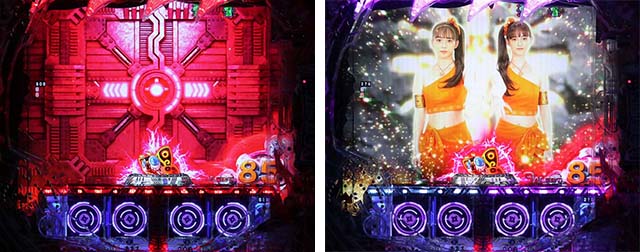 ぱちんこ・真怪獣王ゴジラ2（シンゴジラ2）・リーチ後予告