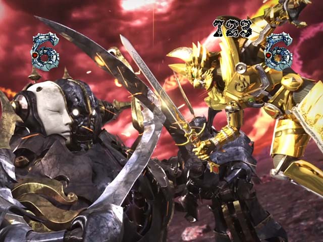 真牙狼リーチ後予告・魔獣HORRUSH