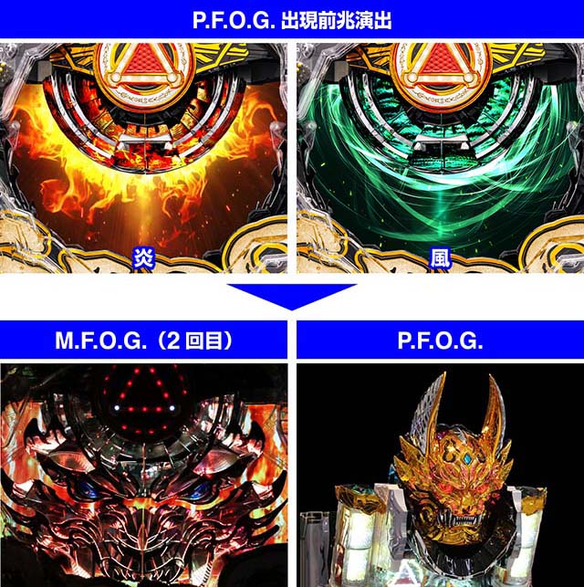 ぱちんこ・真牙狼2・リーチ後予告