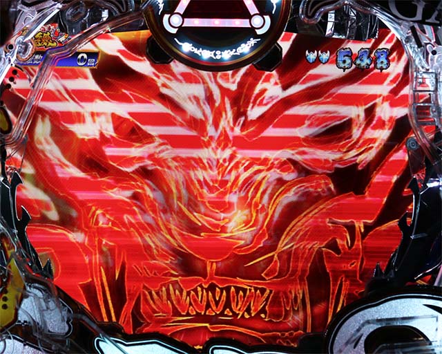 ぱちんこ・真牙狼2・リーチ前予告