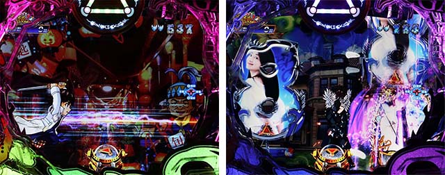 ぱちんこ・真牙狼2・リーチ前予告