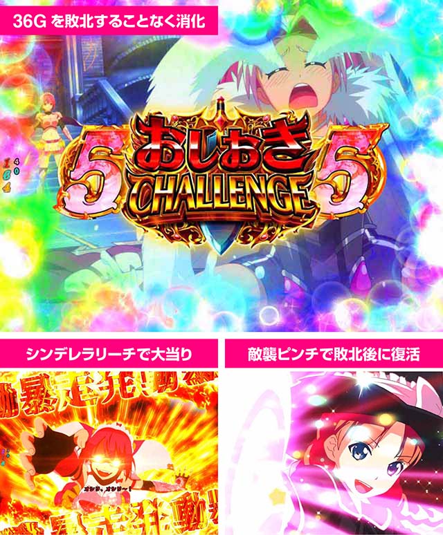 ぱちんこ・シンデレラブレイド・おしおきCHALLENGE獲得への道のり