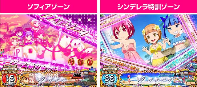 ぱちんこ・シンデレラブレイド・チャンスアップ演出