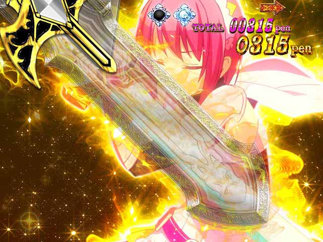 ぱちんこ・シンデレラブレイド・おしおきCHALLENGE中・主要演出