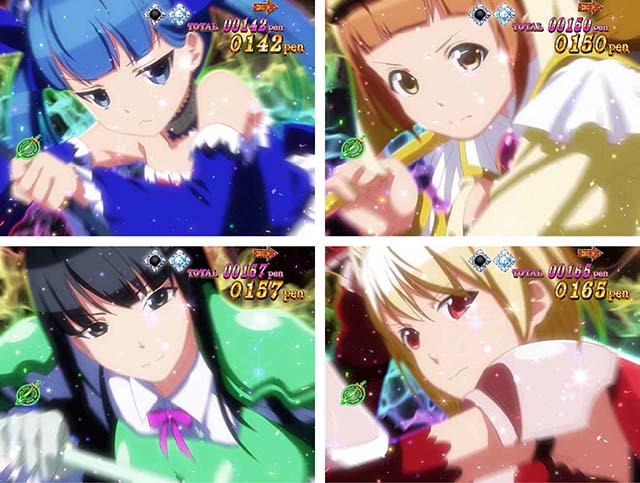 ぱちんこ・シンデレラブレイド・おしおきCHALLENGE中・主要演出