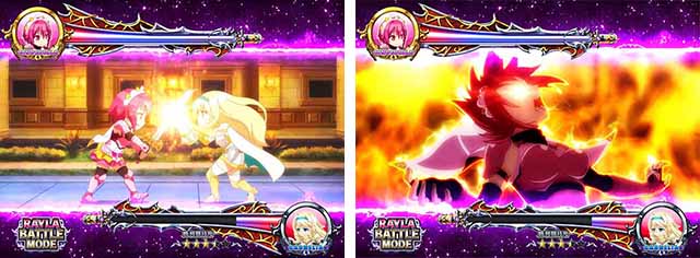 ぱちんこ・シンデレラブレイド・BATTLE MODE中（RAYLA BATTLE MODE）・主要演出