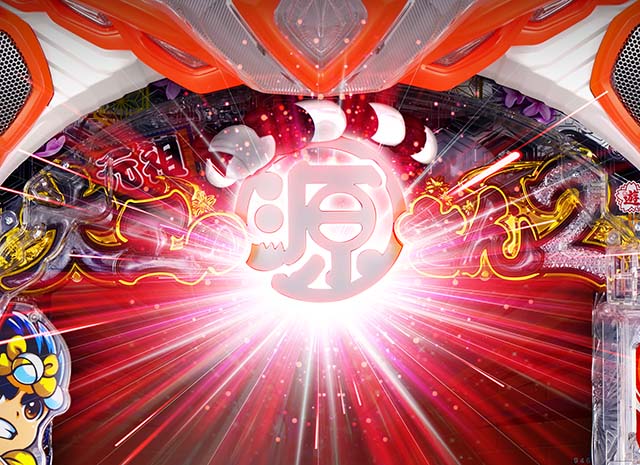 ぱちんこ・元祖大工の源さん2・ギミック連動演出