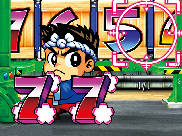 ぱちんこ・元祖大工の源さん2・初代モード中・主要リーチ