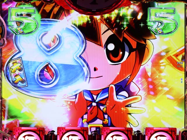 ぱちんこ・元祖大工の源さん2・大工モード中・主要リーチ